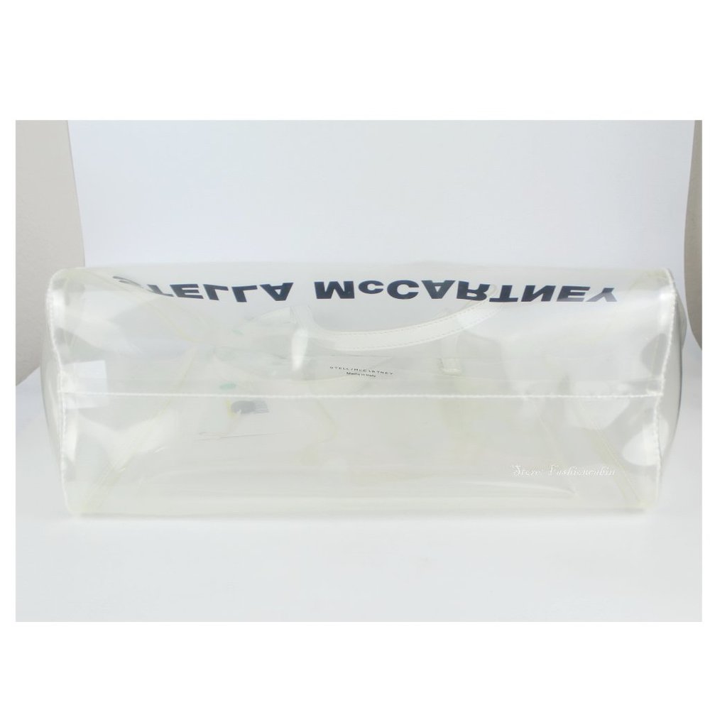 NEW STELLA MCCARTNEY Authentic Clear Logo Tote - Picture 9 of 15